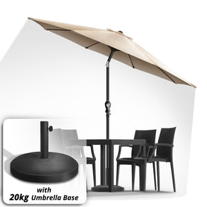 Umbrella with 20kg Base - Asters Maldives