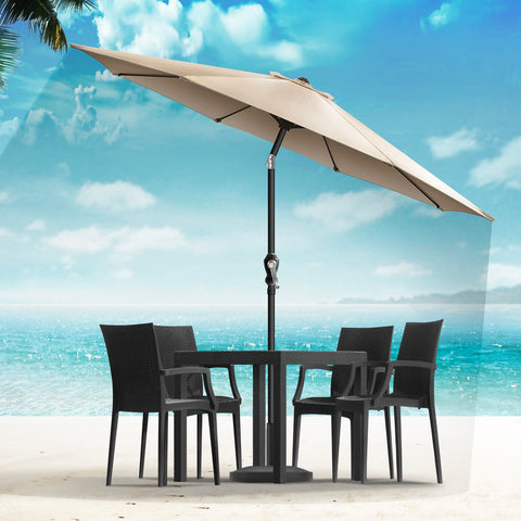 Umbrella with 20kg Base - Asters Maldives