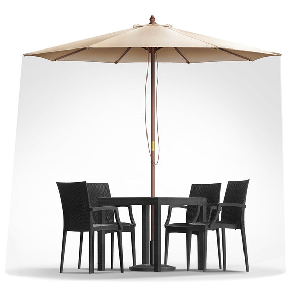 Umbrella with 15kg Base - Asters Maldives