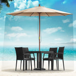 Umbrella with 20kg Base - Asters Maldives
