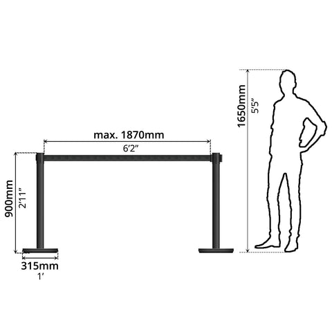 Queue Pole (2 PCs) - Asters Maldives