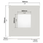 Table Top (700 x 700mm) - Asters Maldives