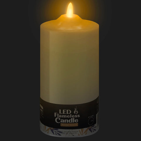 LED Candle (75 x 150mm) - Asters Maldives