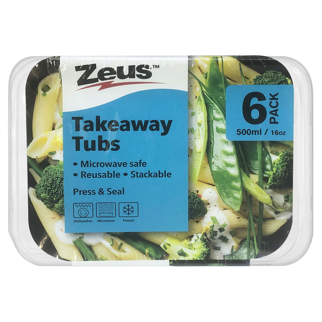 Food Container, 6PCs (500ml) - Asters Maldives