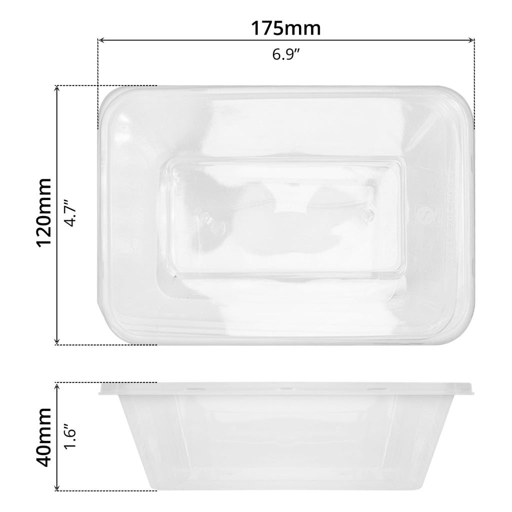 Food Container, 6PCs (500ml) - Asters Maldives