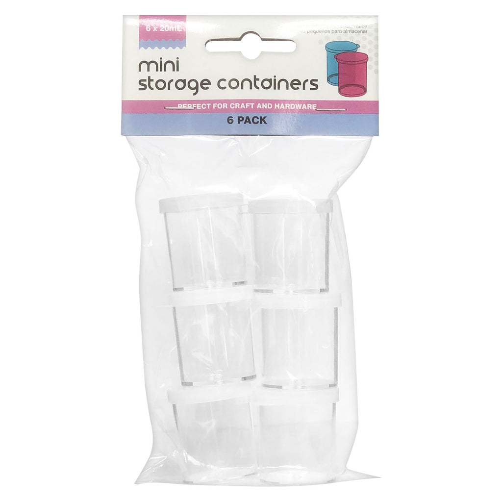 Mini Storage Container, 6 PCs (20ml) - Asters Maldives