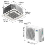 18000 BTU 8-Way Cassette AC (Inverter)