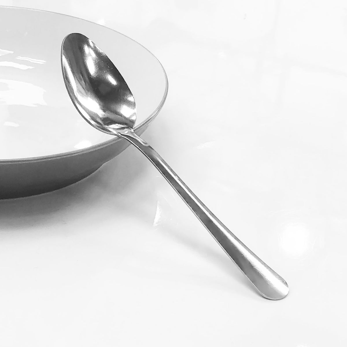 UBL (KT0036) 6PCs 6-Inch tea stainless steel spoon, silver– Asters Maldives