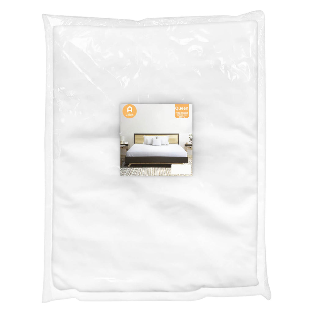 Fitted Sheet, Plain (Queen) - Asters Maldives