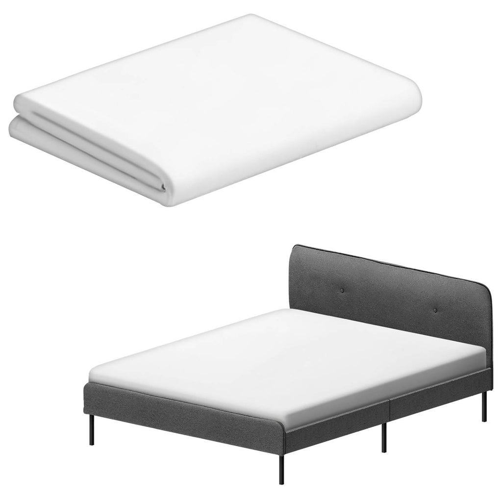 Fitted Sheet, Plain (Queen) - Asters Maldives