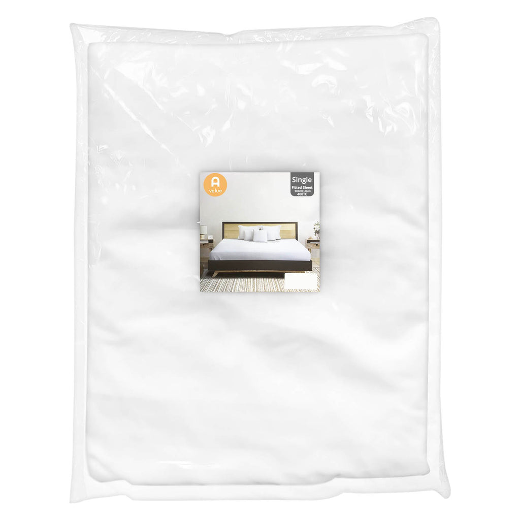 Fitted Sheet, Plain (Single) - Asters Maldives