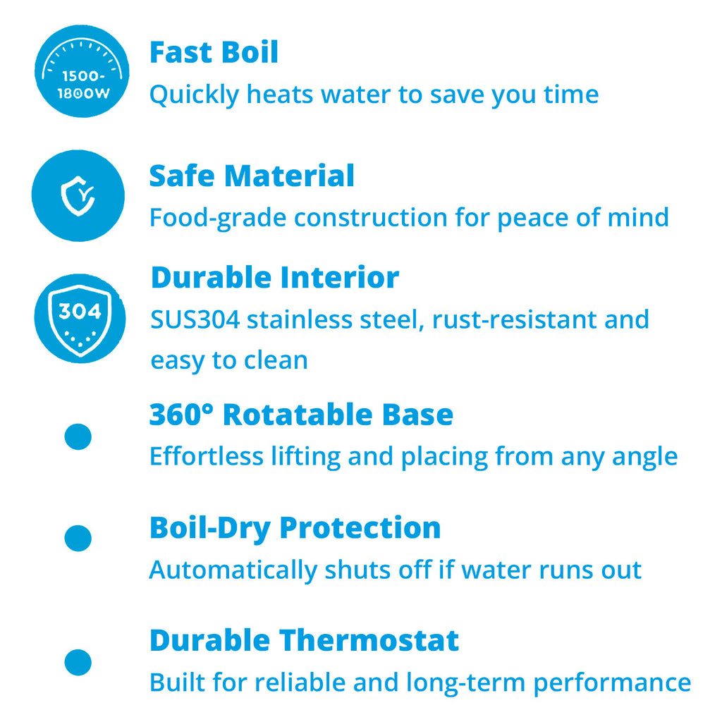 Kettle (1.5L) - Asters Maldives