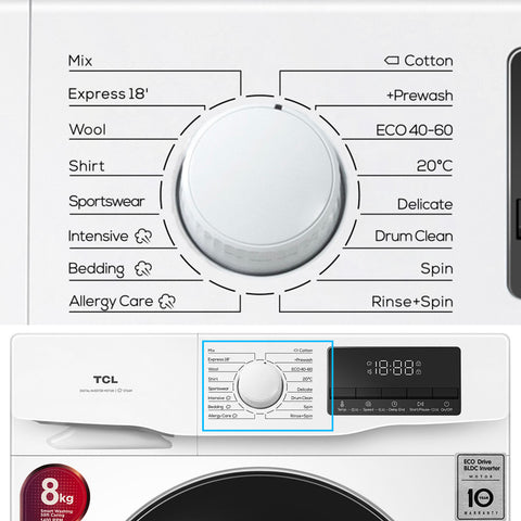 Washing Machine, Inverter (8kg)