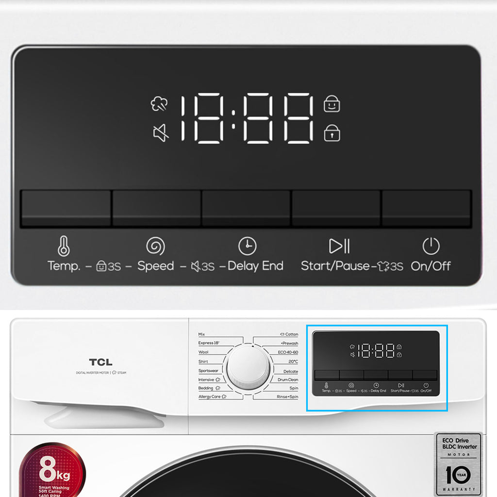 Washing Machine, Inverter (8kg) - Asters Maldives