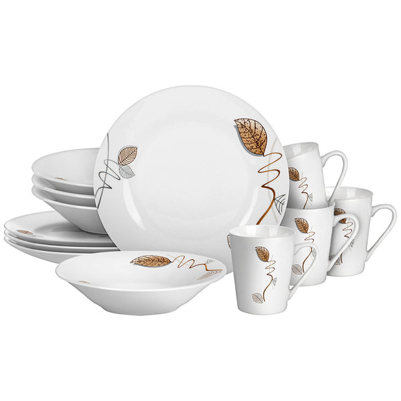 Dinnerware Set (12 PCs) - Asters Maldives