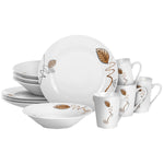 Dinnerware Set (12 PCs) - Asters Maldives