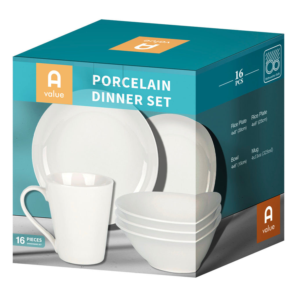 Dinnerware Set (16 PCs) - Asters Maldives