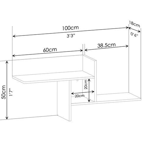 Wall Shelf - Asters Maldives