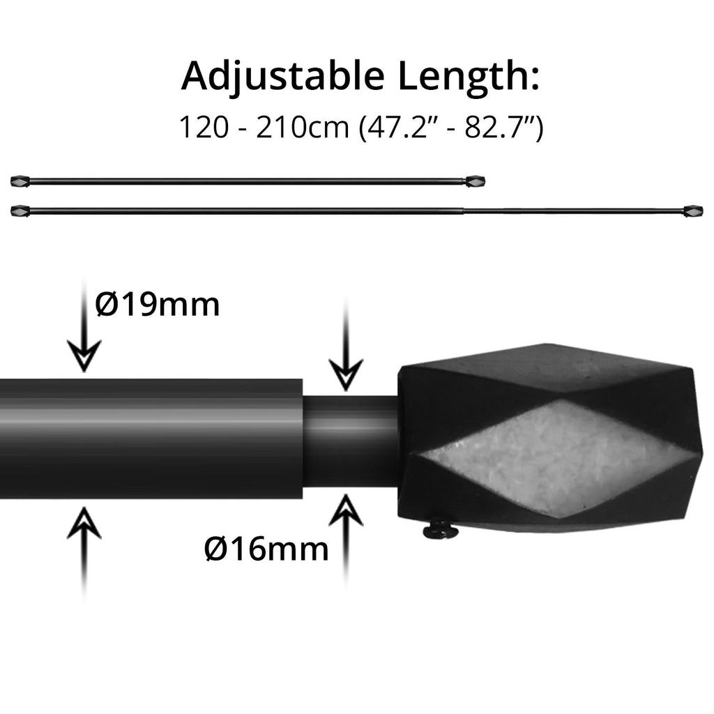 Curtain Rod (120-210cm) - Asters Maldives