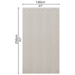 Blackout Curtain (140 x 250cm) - Asters Maldives
