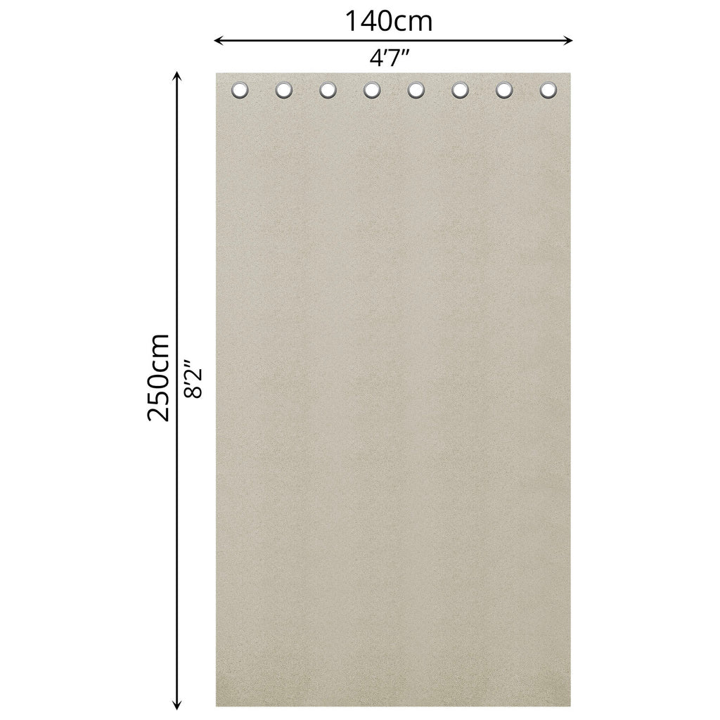 Blackout Curtain (140 x 250cm) - Asters Maldives