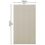 Blackout Curtain (140 x 250cm) - Asters Maldives