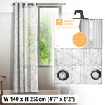 Sheer Curtain (140 x 250cm) - Asters Maldives