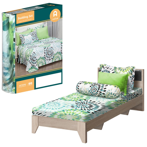 Fitted Sheet Set (Single) - Asters Maldives