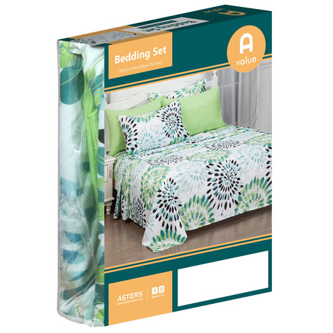 Bedding Set (Queen) - Asters Maldives