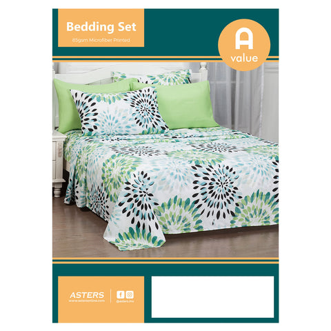 Bedding Set (Queen) - Asters Maldives