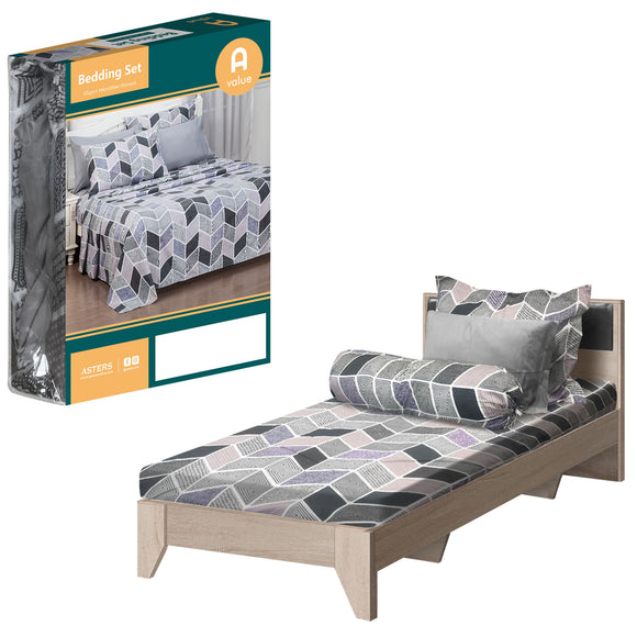 Fitted Sheet Set (Single) - Asters Maldives