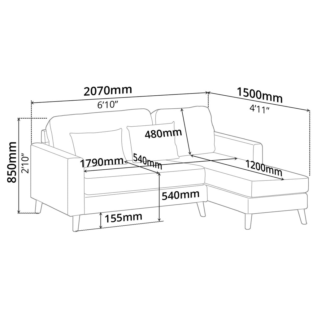 Sofa (Right-Side) - Asters Maldives