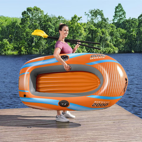 Inflatable Boat (2 Oars & Air Pump) - Asters Maldives