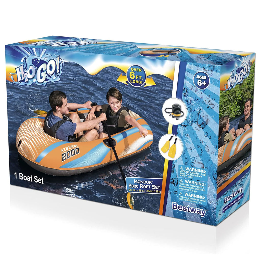Inflatable Boat (2 Oars & Air Pump) - Asters Maldives