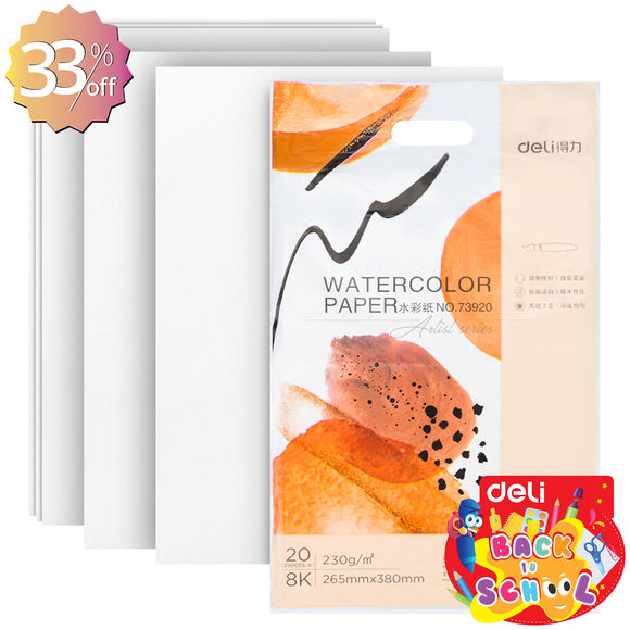 Water Color Paper, 8k (20 Sheets) - Asters Maldives