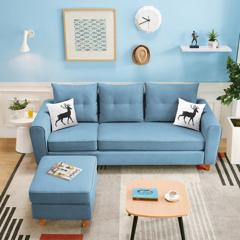 Sofa with Ottoman - Asters Maldives