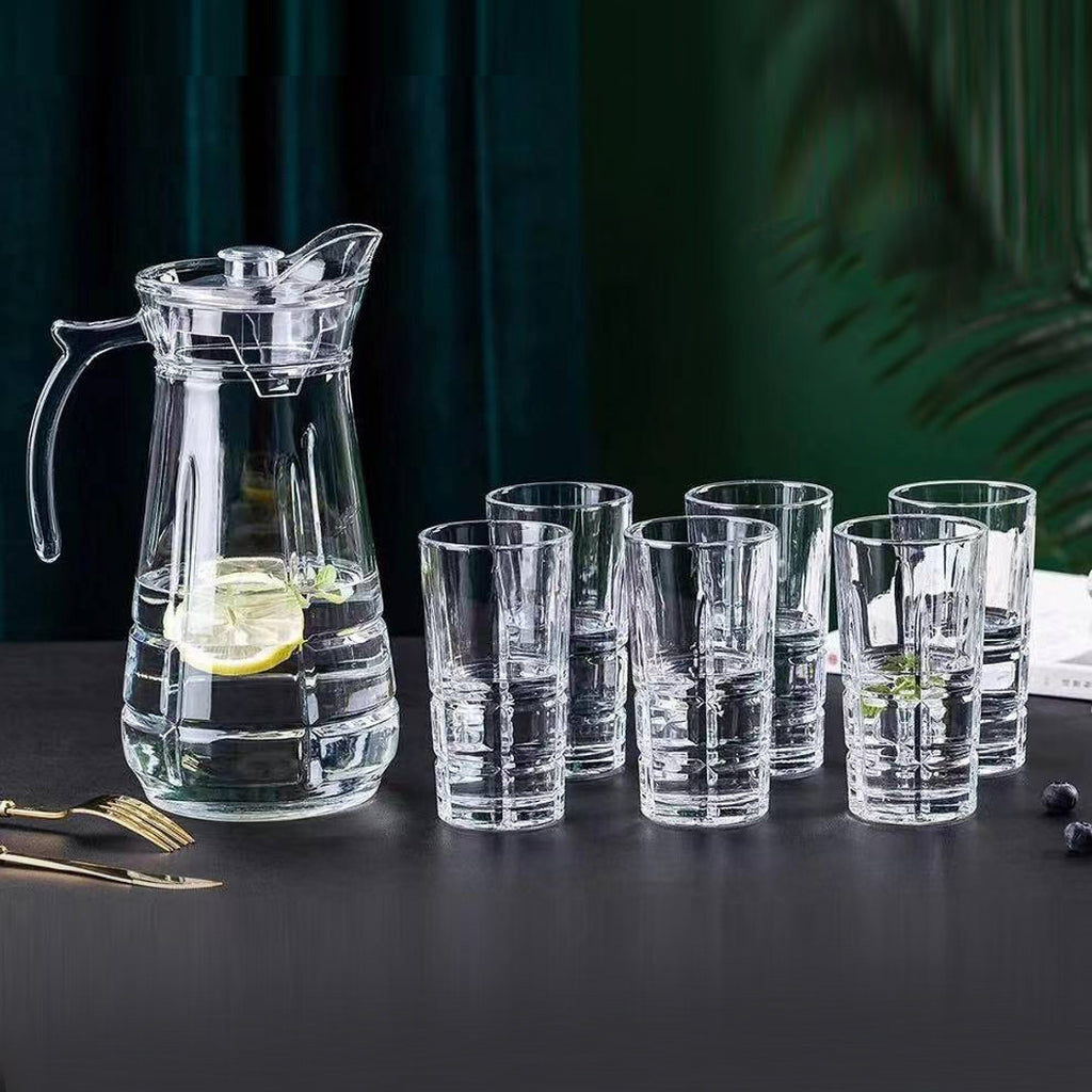 Juice Jug (1.8L) with 6 Glasses - Asters Maldives