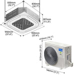 48000 BTU 4-Way Cassette AC (Inverter)