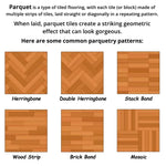 9-pcs Parquet Floor Tile (18 x 122cm) - Asters Maldives