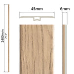 T-Shape Skirting Board (7'11") - Asters Maldives