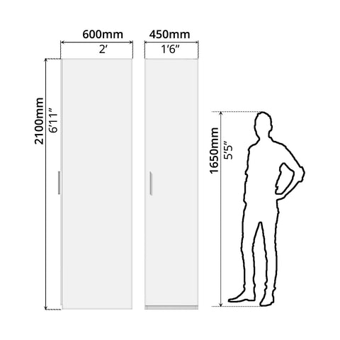 Wardrobe (Right Modular) - Asters Maldives