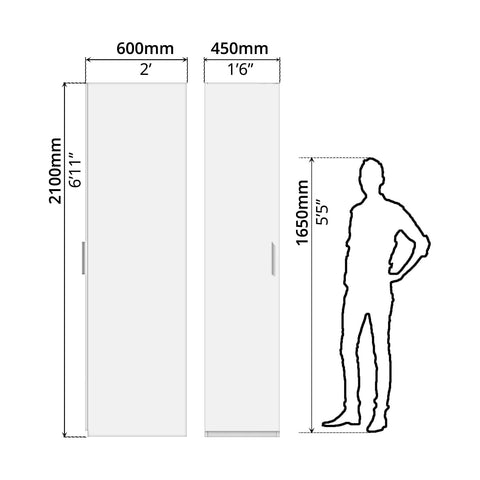 Wardrobe (Left Modular) - Asters Maldives