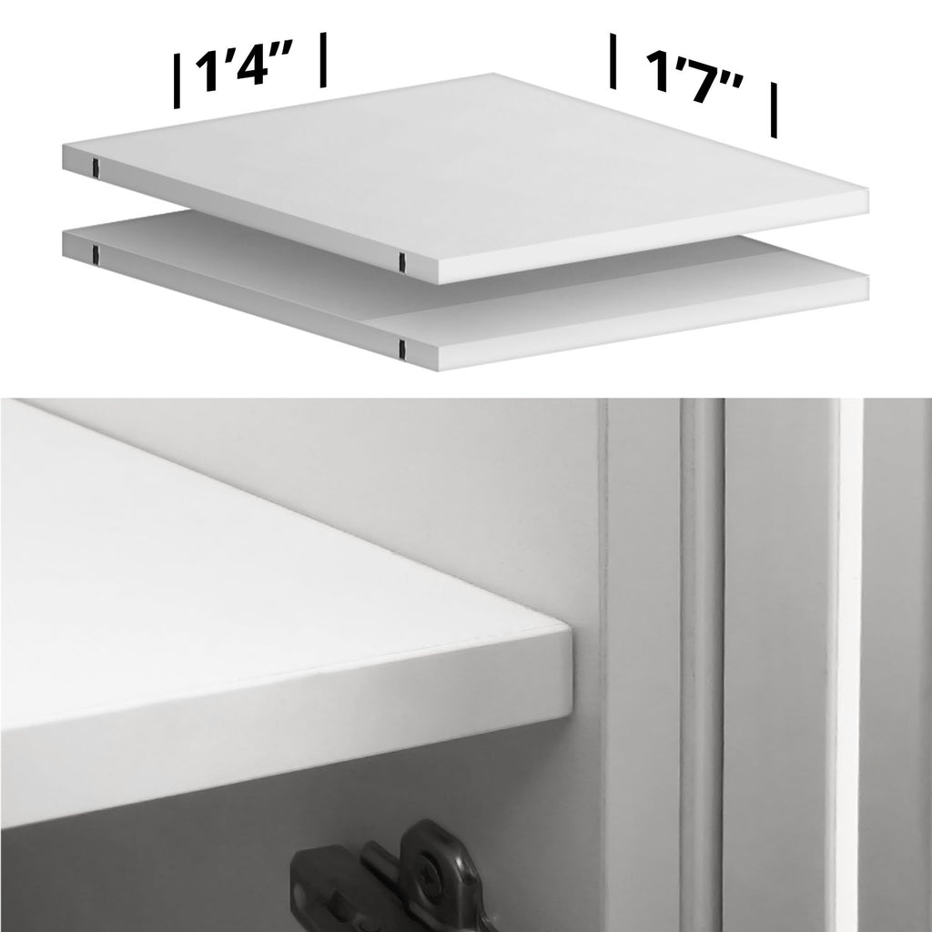 Wardrobe 2-Shelf (1'4" x 1'7") - Asters Maldives