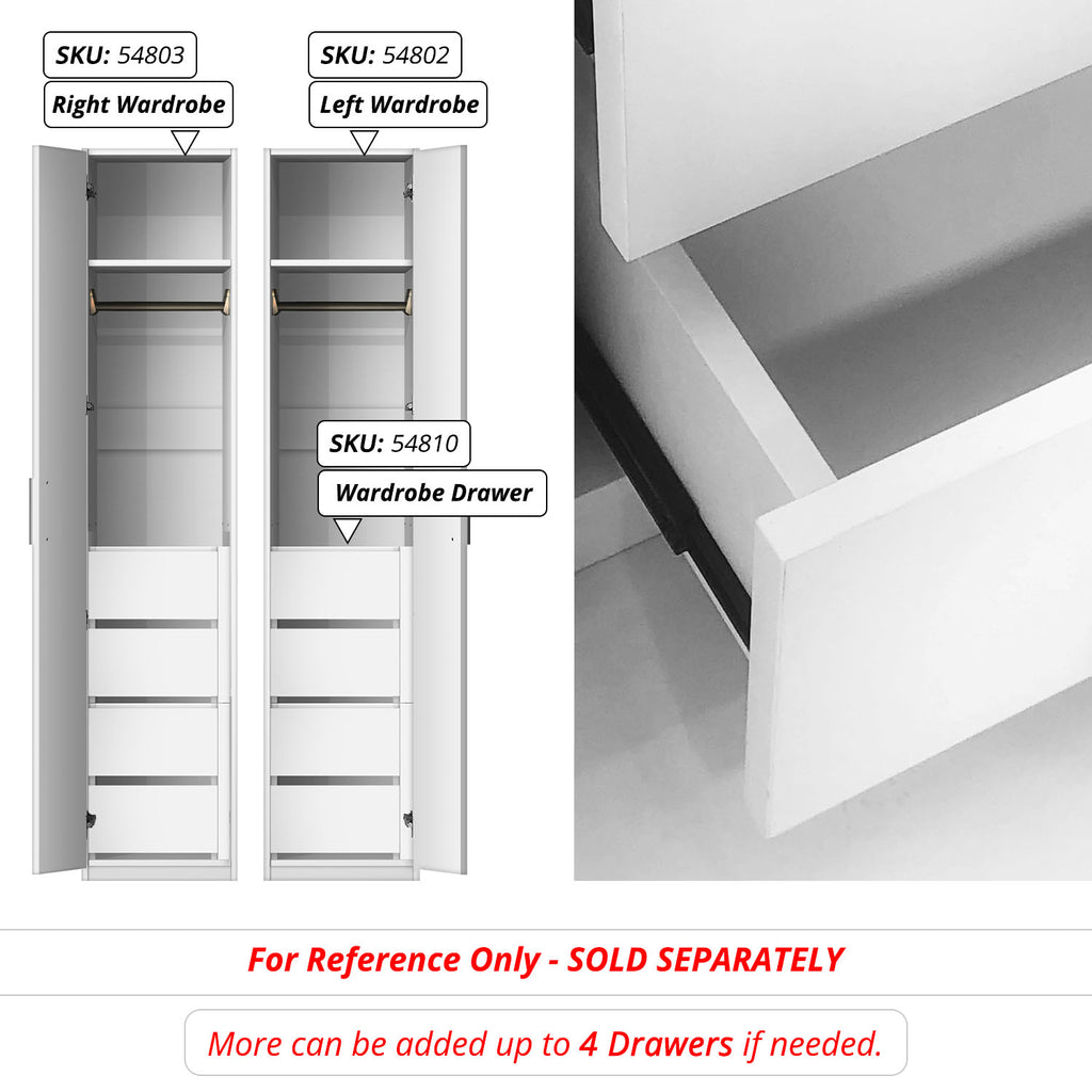 Wardrobe 2-Drawers - Asters Maldives
