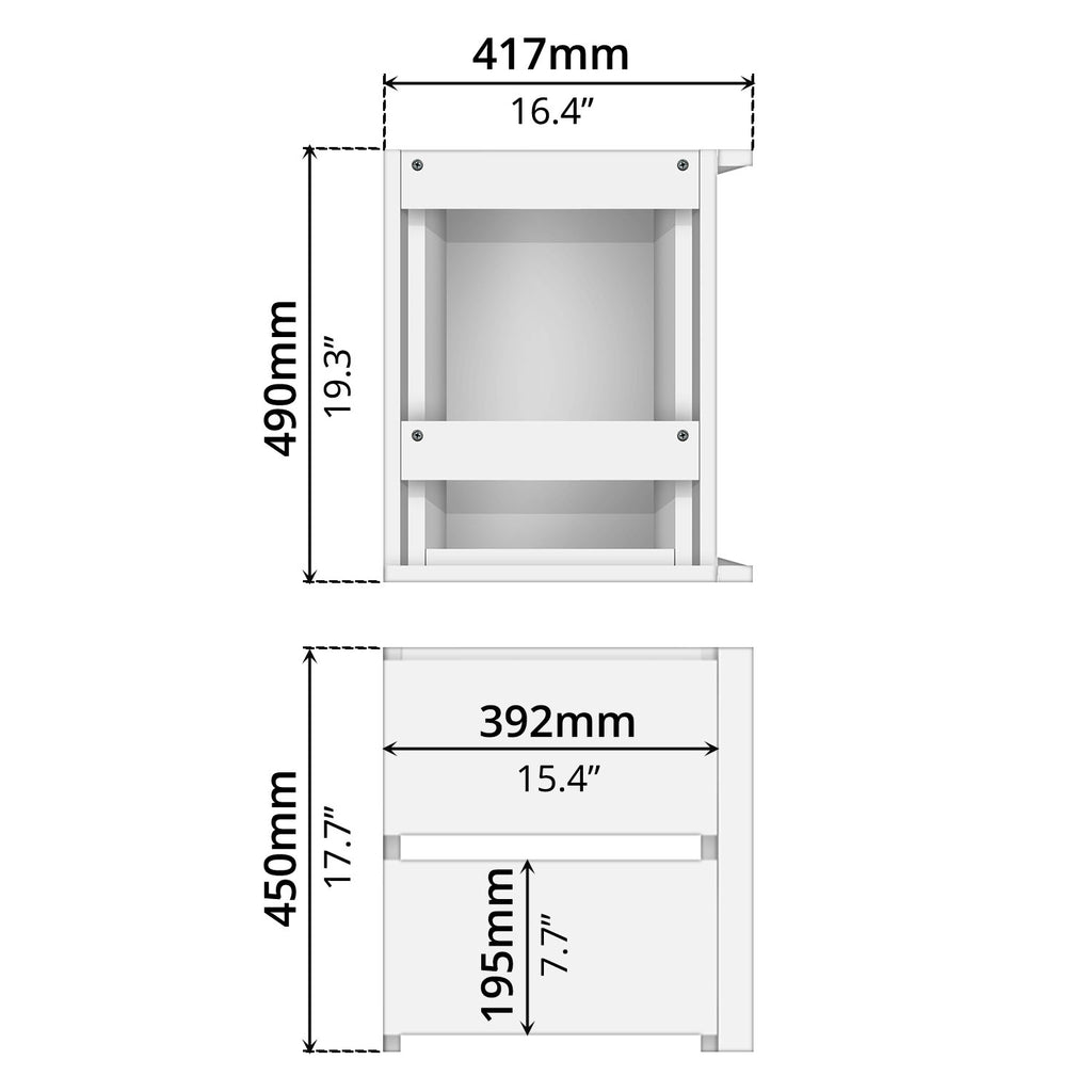 Wardrobe 2-Drawers - Asters Maldives