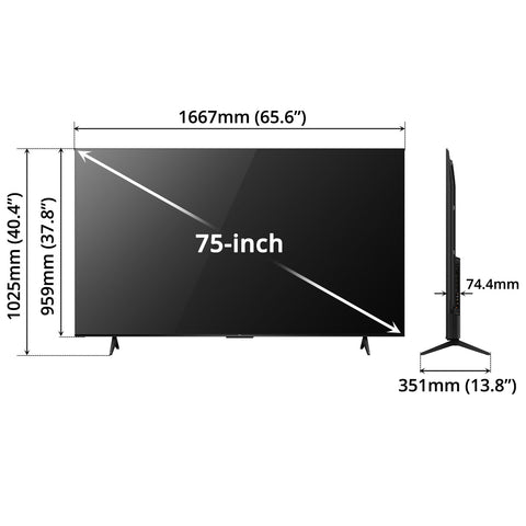 TV (4K UHD) - 75" - Asters Maldives