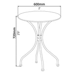 Dining Table (Ø60cm) - Asters Maldives