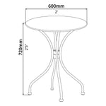 Dining Table (Ø60cm) - Asters Maldives