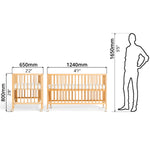 Baby Cot (4 in 1) - Asters Maldives