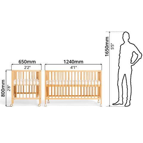 Baby Cot (4 in 1) - Asters Maldives